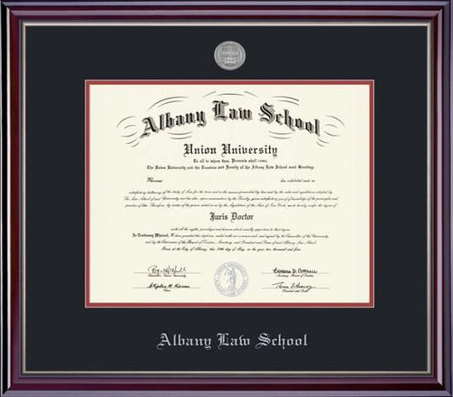 Albany Law School Classic Diploma Frame w/Medallion 14 x 17