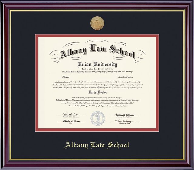Albany Law School 14'' x 17'' Windsor Diploma Frame
