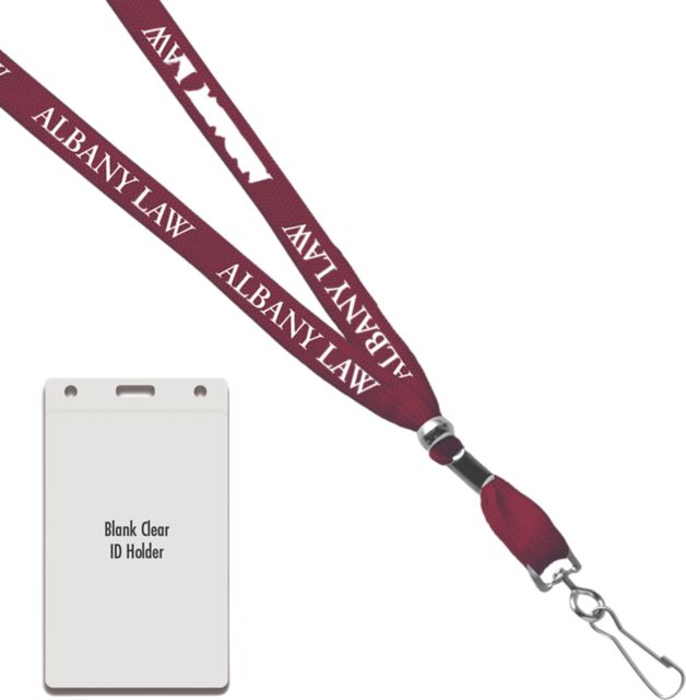 Albany Law School Card Dispenser Lanyard