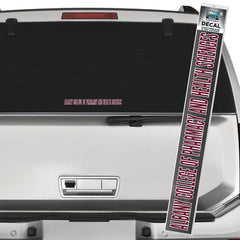 Albany College of Pharmacy Panthers Strip Decal