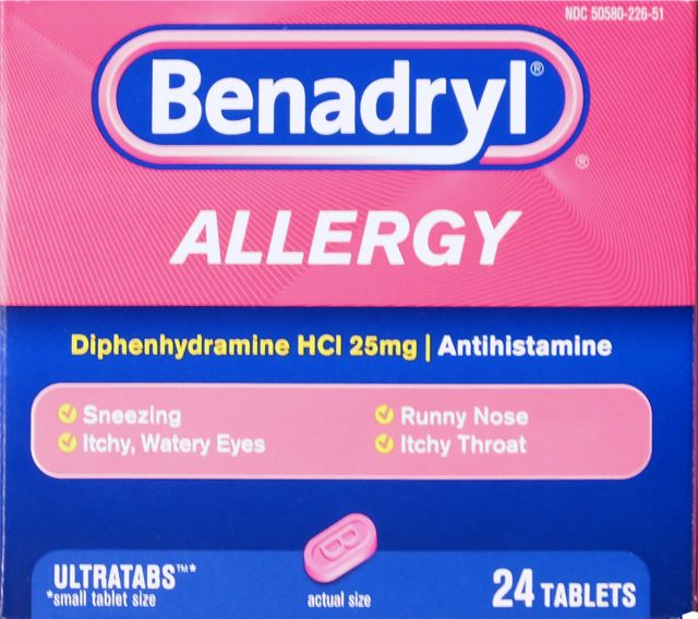 Benadryl Allergy Relief 24ct Tablet